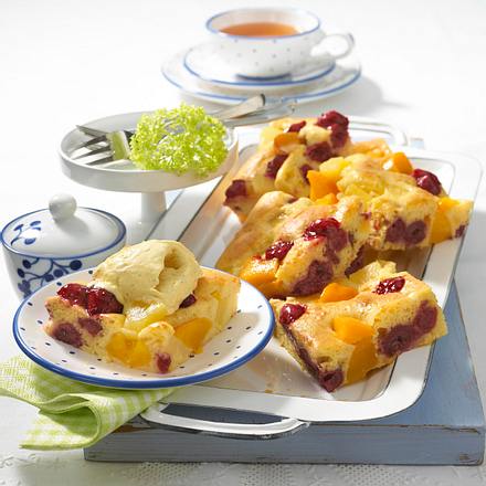 Blechkuchen "Tutti Frutti" Rezept Blechkuchen "Tutti Frutti" Rezept