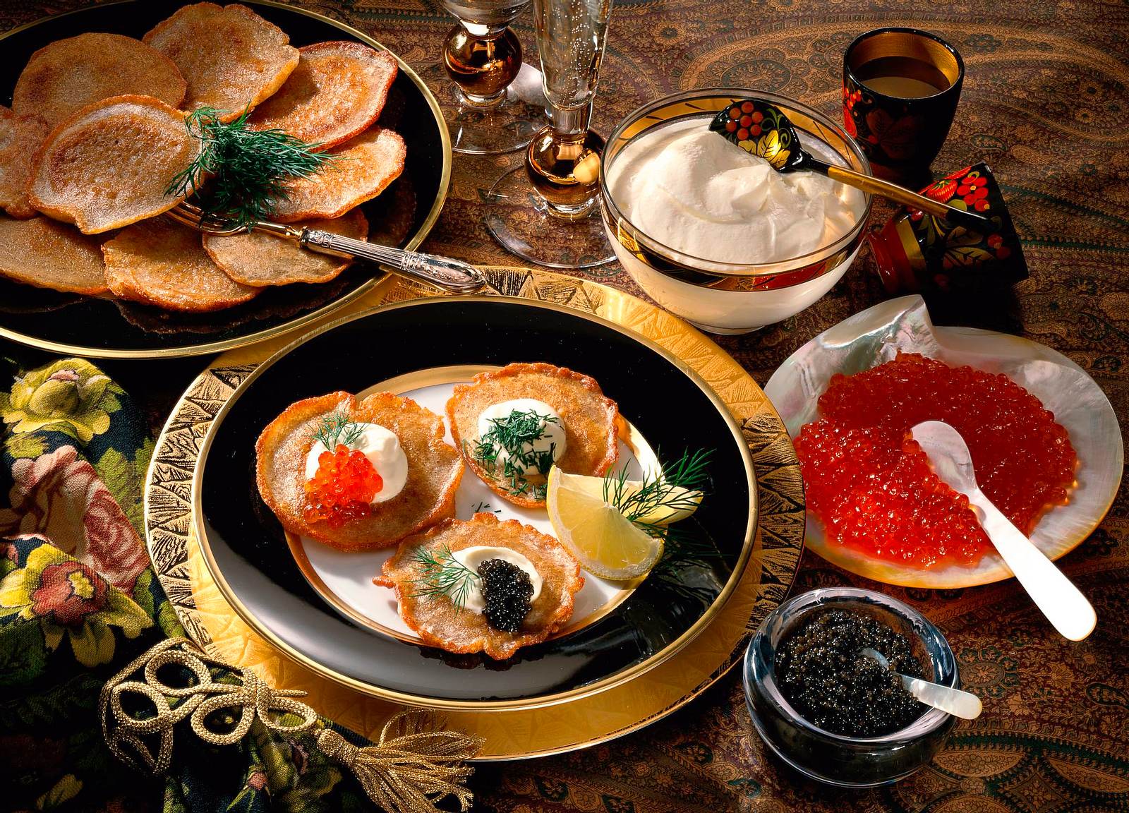 Blinis mit Kaviar Rezept | LECKER