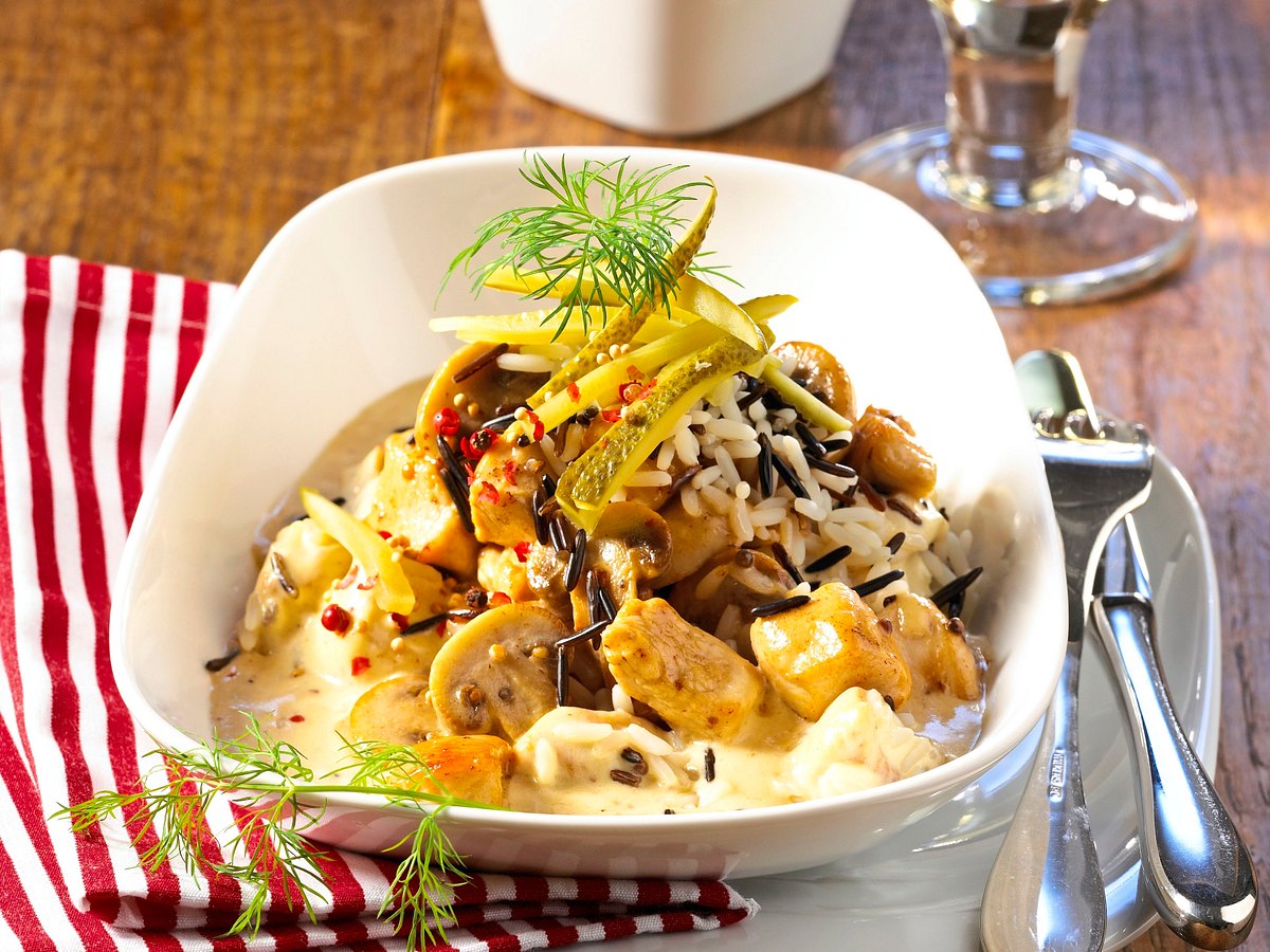 Blitz-Geschnetzeltes à la Stroganoff Rezept