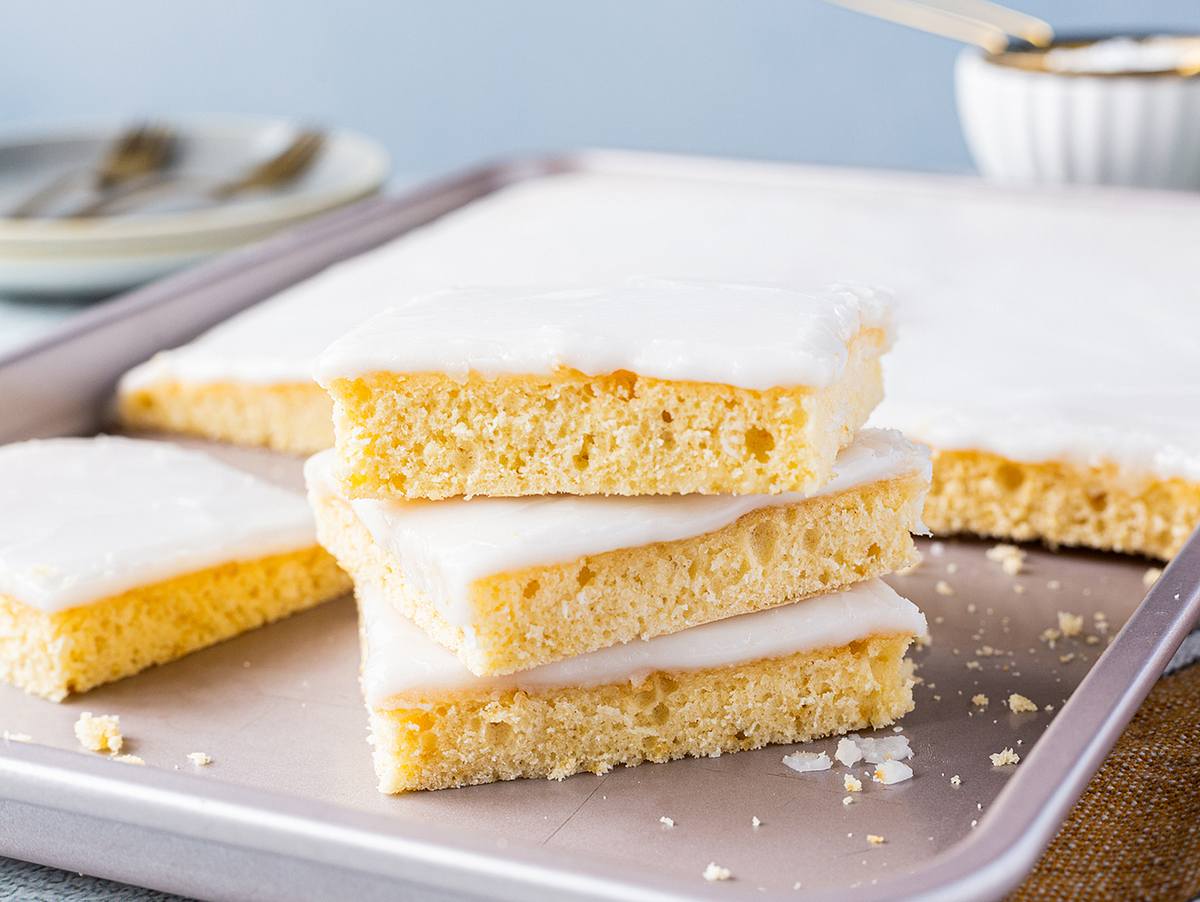 Blitzkuchen mit Zuckerguss