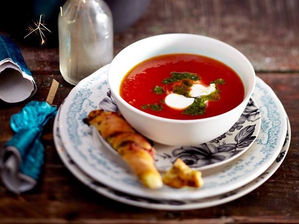 Bloody-Mary-Suppe Rezept Bloody-Mary-Suppe Rezept