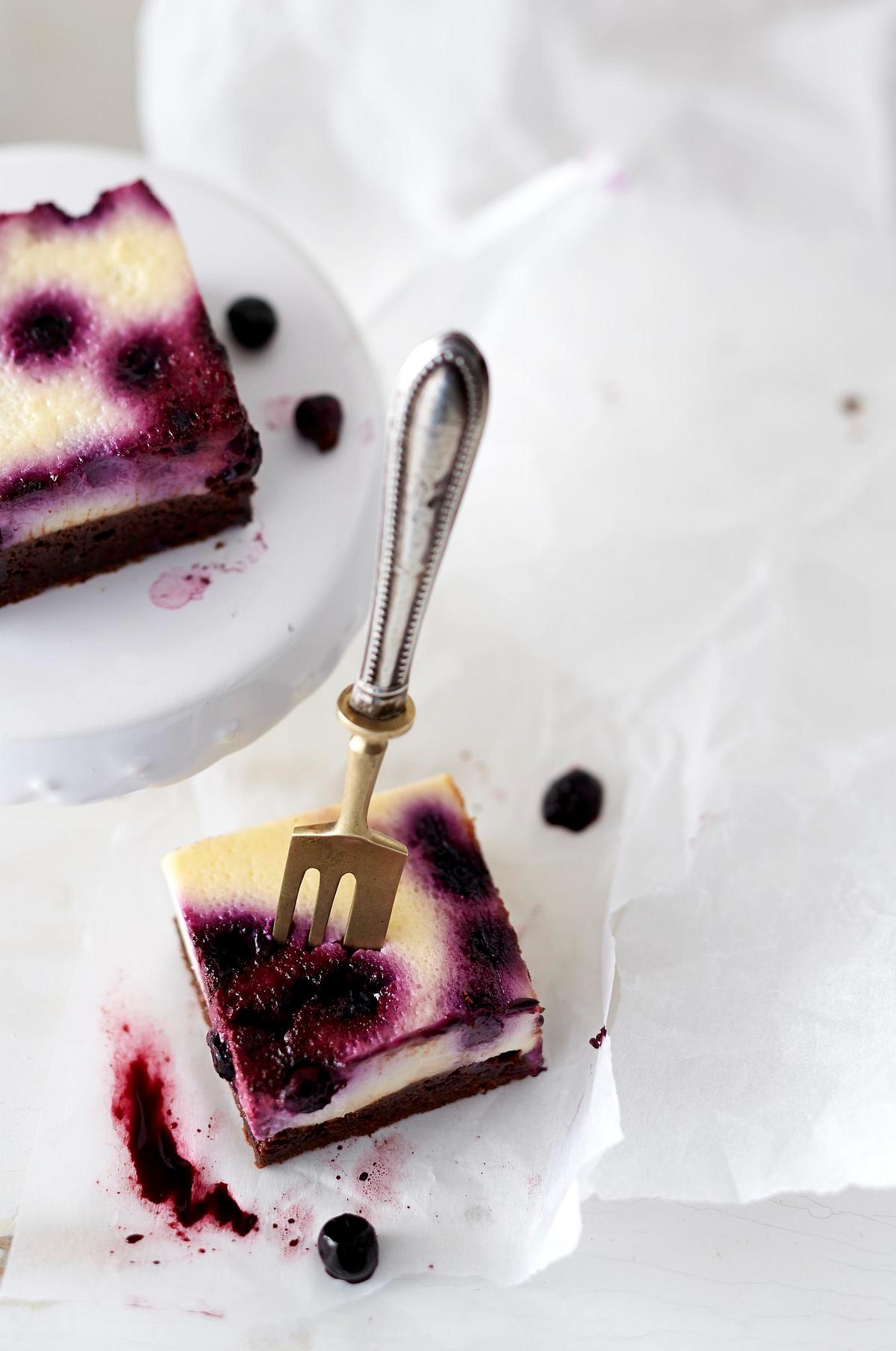 Blueberry-Cheesecake-Brownie Rezept