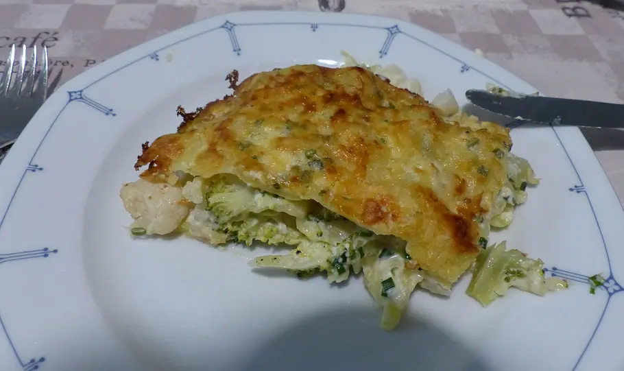 Blumenkohl-Brokkoli-Kartoffel-Lasagne Rezept Blumenkohl-Brokkoli-Kartoffel-Lasagne Rezept