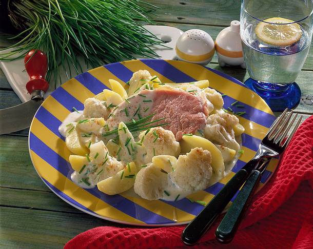 Blumenkohl-Kartoffelteller Rezept