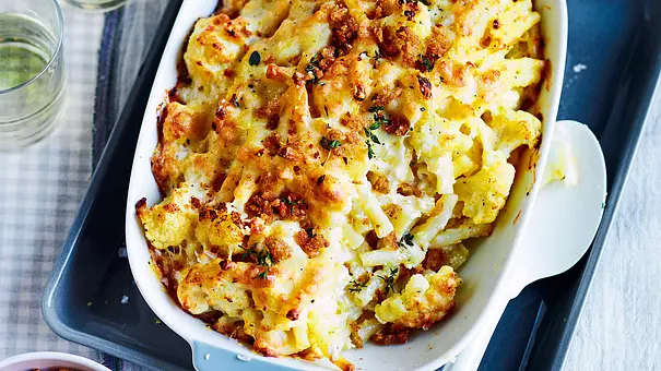 Blumenkohl Mac & Cheese - Foto: LECKER @ Bauer Media Group Blumenkohl Mac & Cheese - Foto: LECKER @ Bauer Media Group