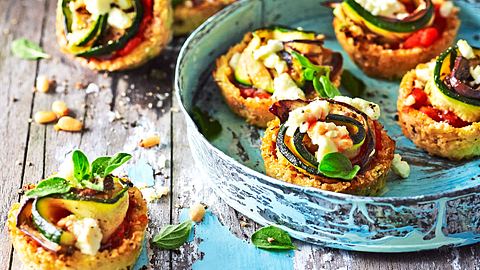 Blumenkohl-Pizza-Muffins „Happs und Weg“ Rezept - Foto: House of Food / Bauer Food Experts KG