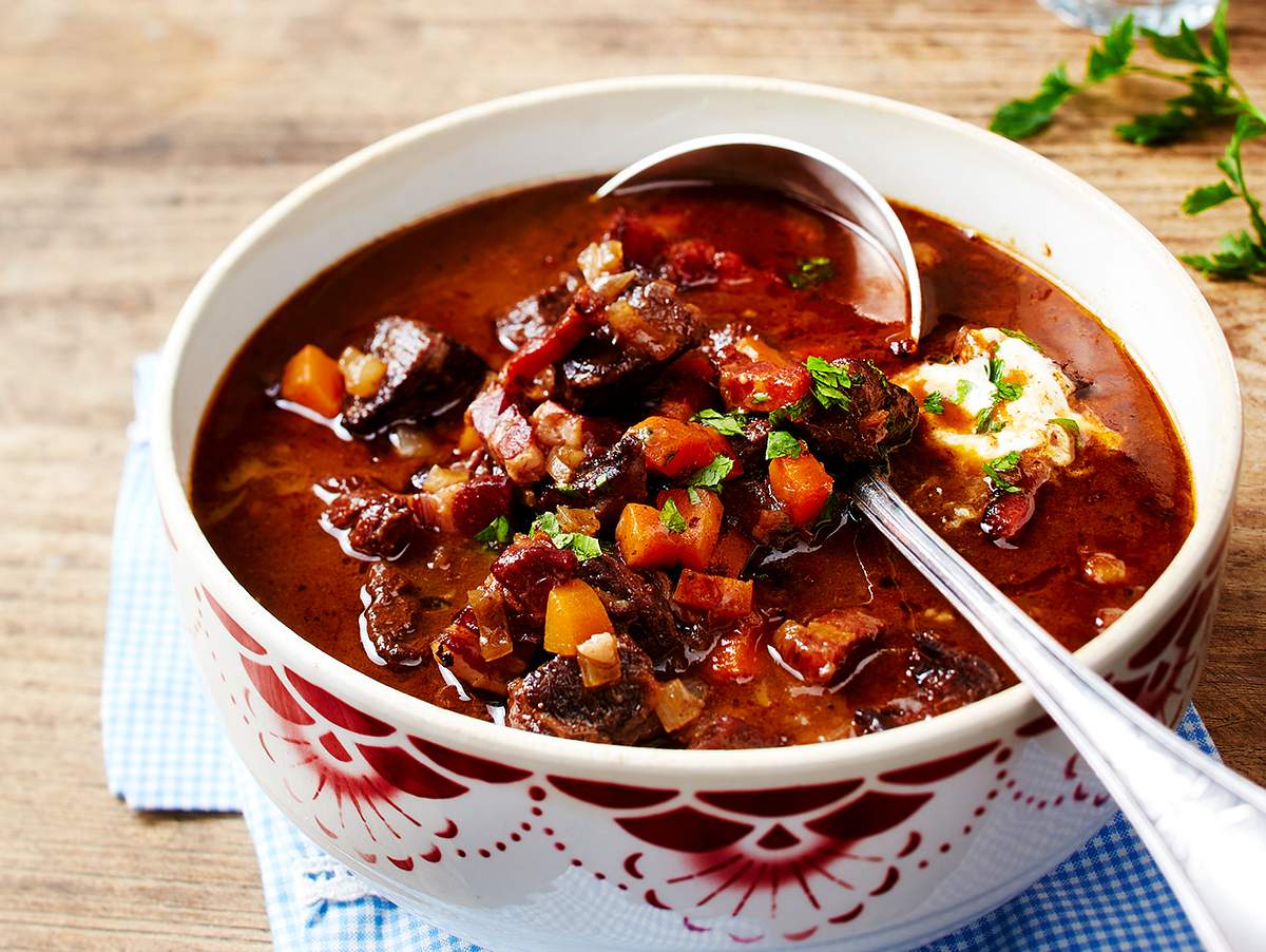 Boeuf Bourguignon-Eintopf Rezept