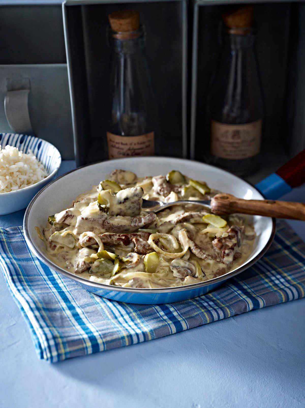 Boeuf Stroganoff Rezept