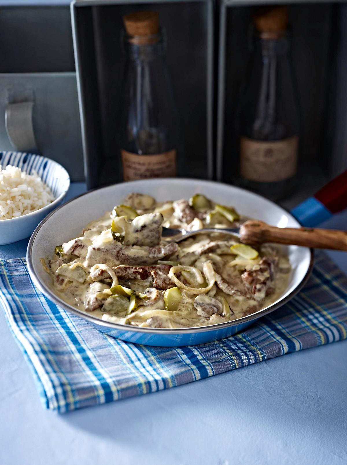 Boeuf Stroganoff Rezept