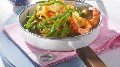 Bohnen-Garnelen-Pfanne Rezept - Foto: House of Food / Bauer Food Experts KG