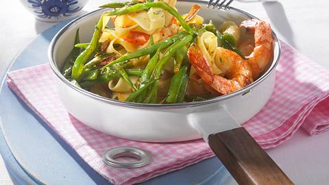 Bohnen-Garnelen-Pfanne Rezept - Foto: House of Food / Bauer Food Experts KG