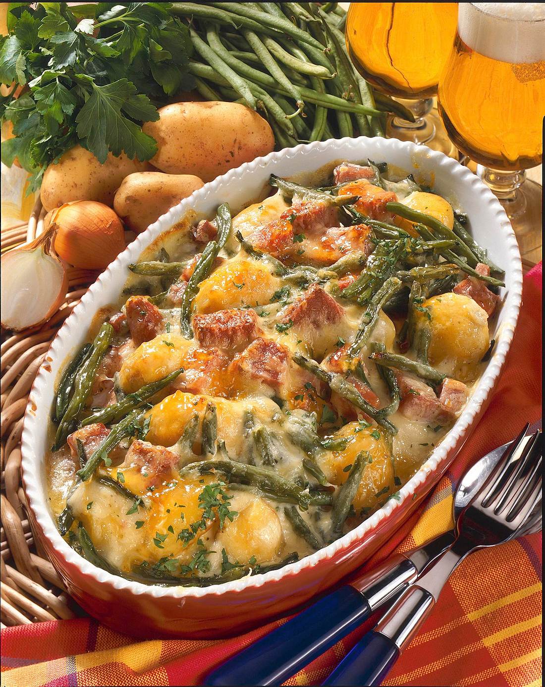 Bohnen-Kartoffel-Auflauf Rezept Bohnen-Kartoffel-Auflauf Rezept