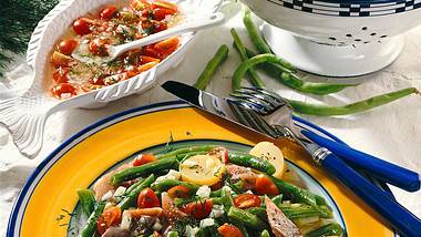 Bohnen-Matjes-Salat mit Tomaten-Dill-Vinaigrette Rezept - Foto: Horn