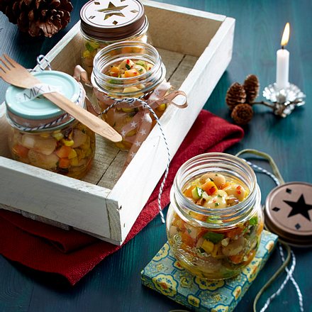 Bohnen-Salat mit Chili-Honig-Dressing Rezept Bohnen-Salat mit Chili-Honig-Dressing Rezept
