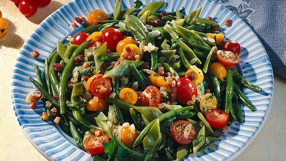 Bohnen-Salat mit Speck-Marinade Rezept - Foto: House of Food / Bauer Food Experts KG