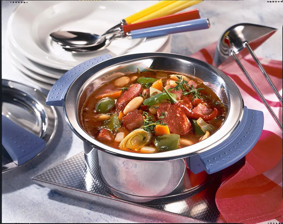 Bohnen-Tomaten-Eintopf Rezept