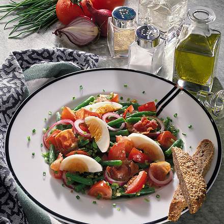 Bohnen-Tomaten-Salat Rezept