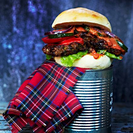 Bohnen-Zucchini-Burger Rezept