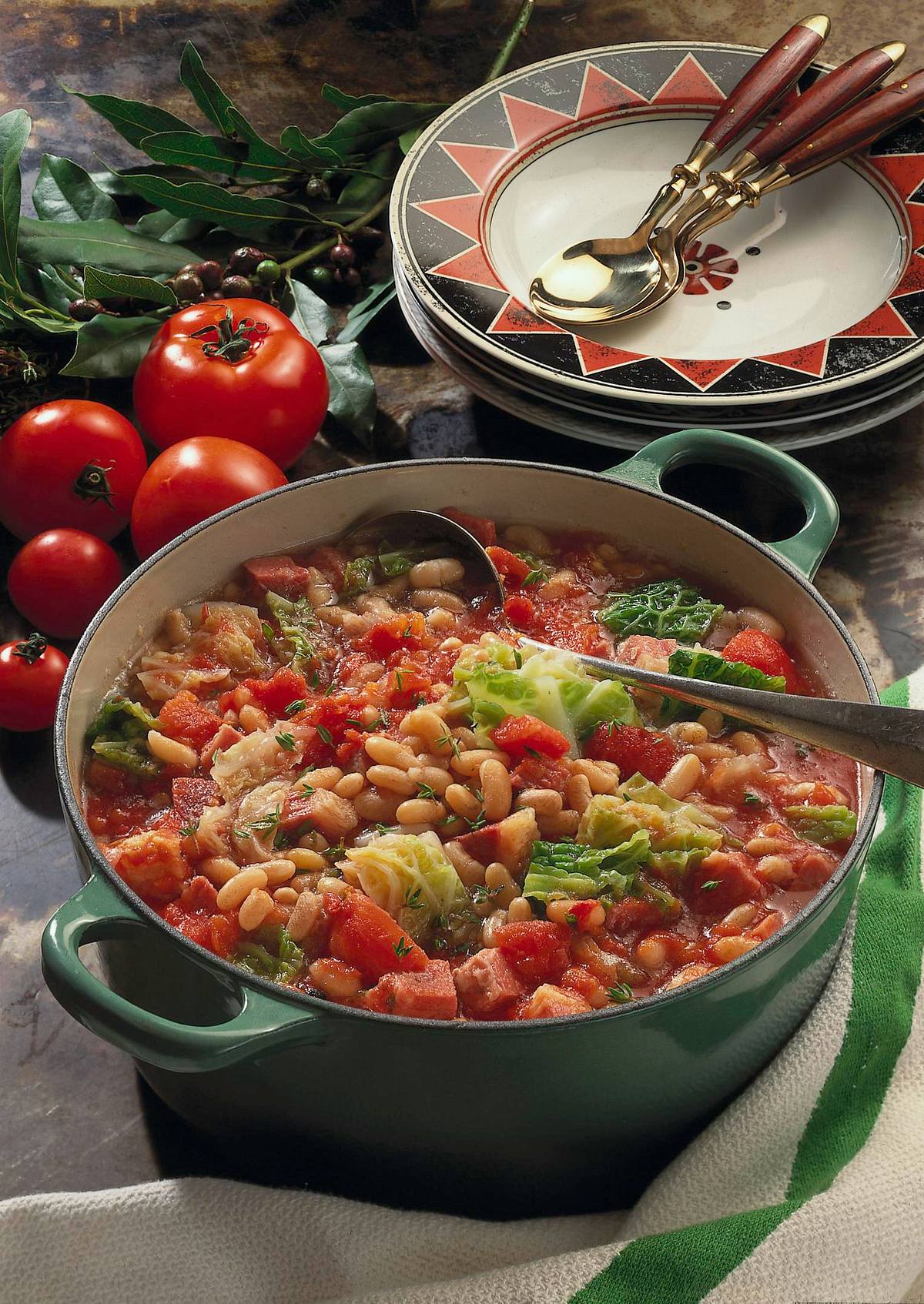 Bohneneintopf mit gepökelter Rinderbrust Rezept