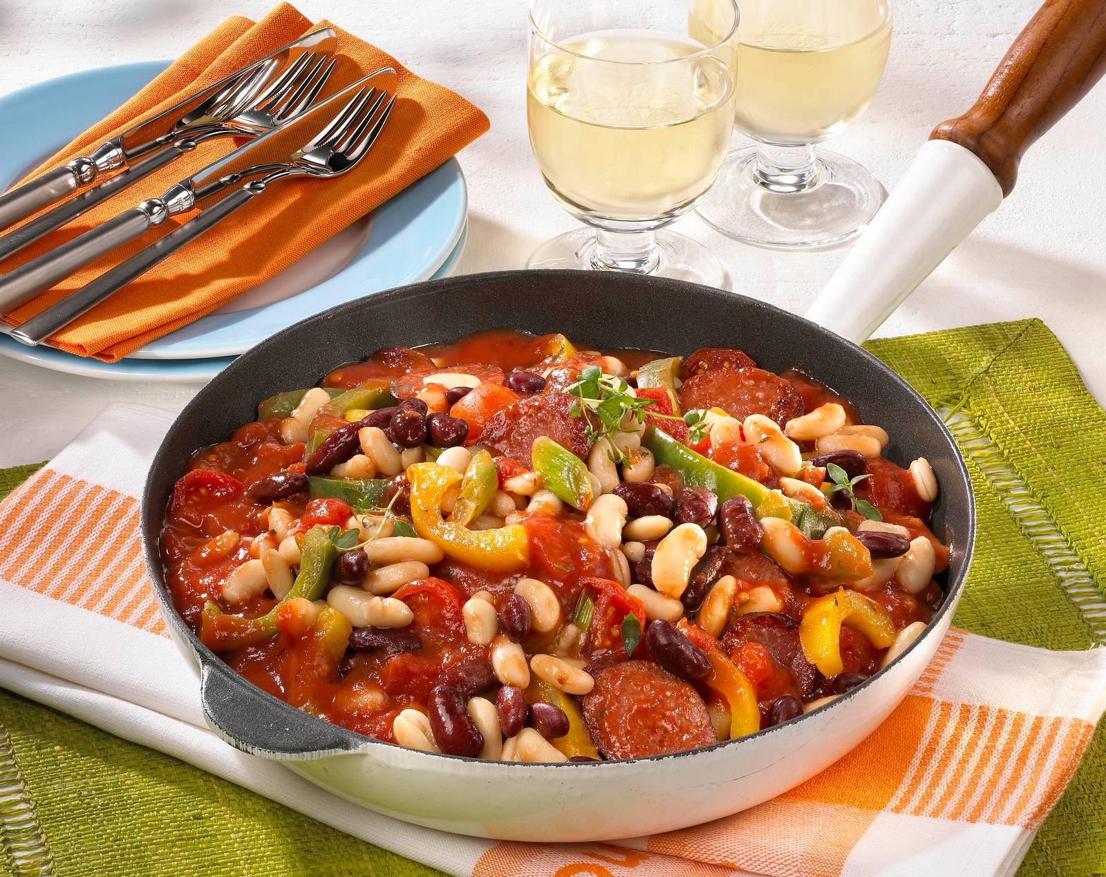 Bohnenpfanne à la Chili con Carne Rezept | LECKER