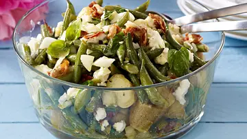 Bohnensalat mit Speck und Feta Rezept - Foto: LECKER @ Bauer Media Group Bohnensalat mit Speck und Feta Rezept - Foto: LECKER @ Bauer Media Group