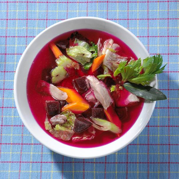 Borschtsch mit Entenkeule Rezept Borschtsch mit Entenkeule Rezept