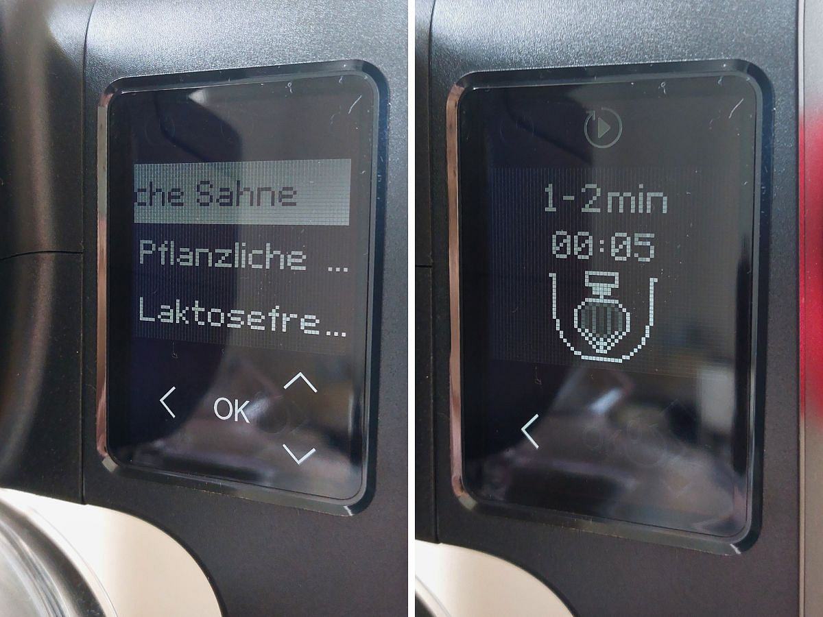 Bosch MUMS6 Display mit Programm Sahne schlagen Bosch MUMS6 Display mit Programm Sahne schlagen