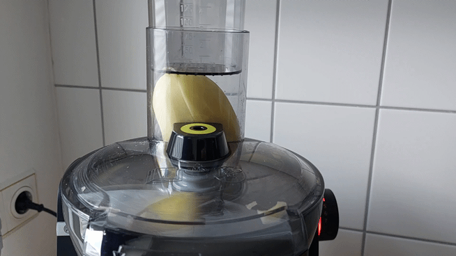 Bosch MUMS6 Kartoffel in Durchlaufschnitzler
