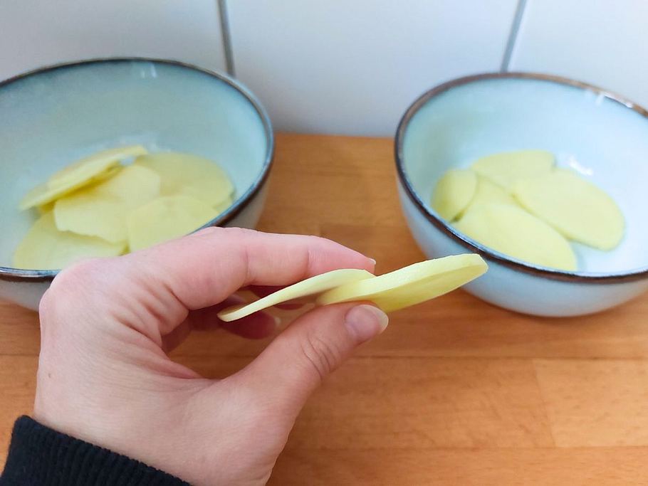 Bosch MUMS6 Kartoffelscheiben in zwei Stärken