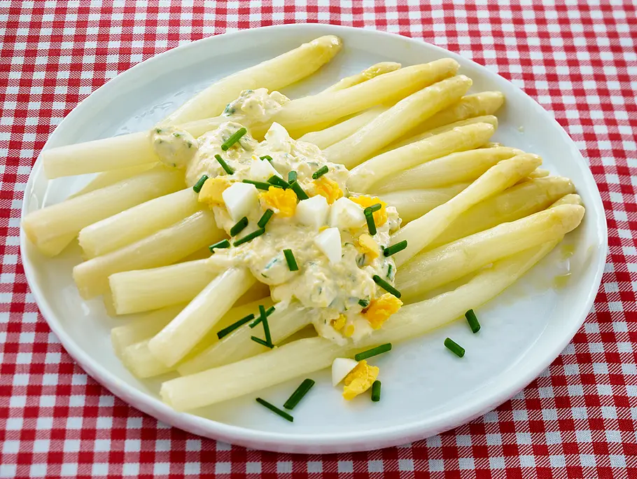 Bozner Soße zu weißem Spargel Bozner Soße zu weißem Spargel