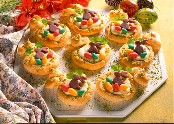 Brandteignester mit Vanillecreme Rezept Brandteignester mit Vanillecreme Rezept