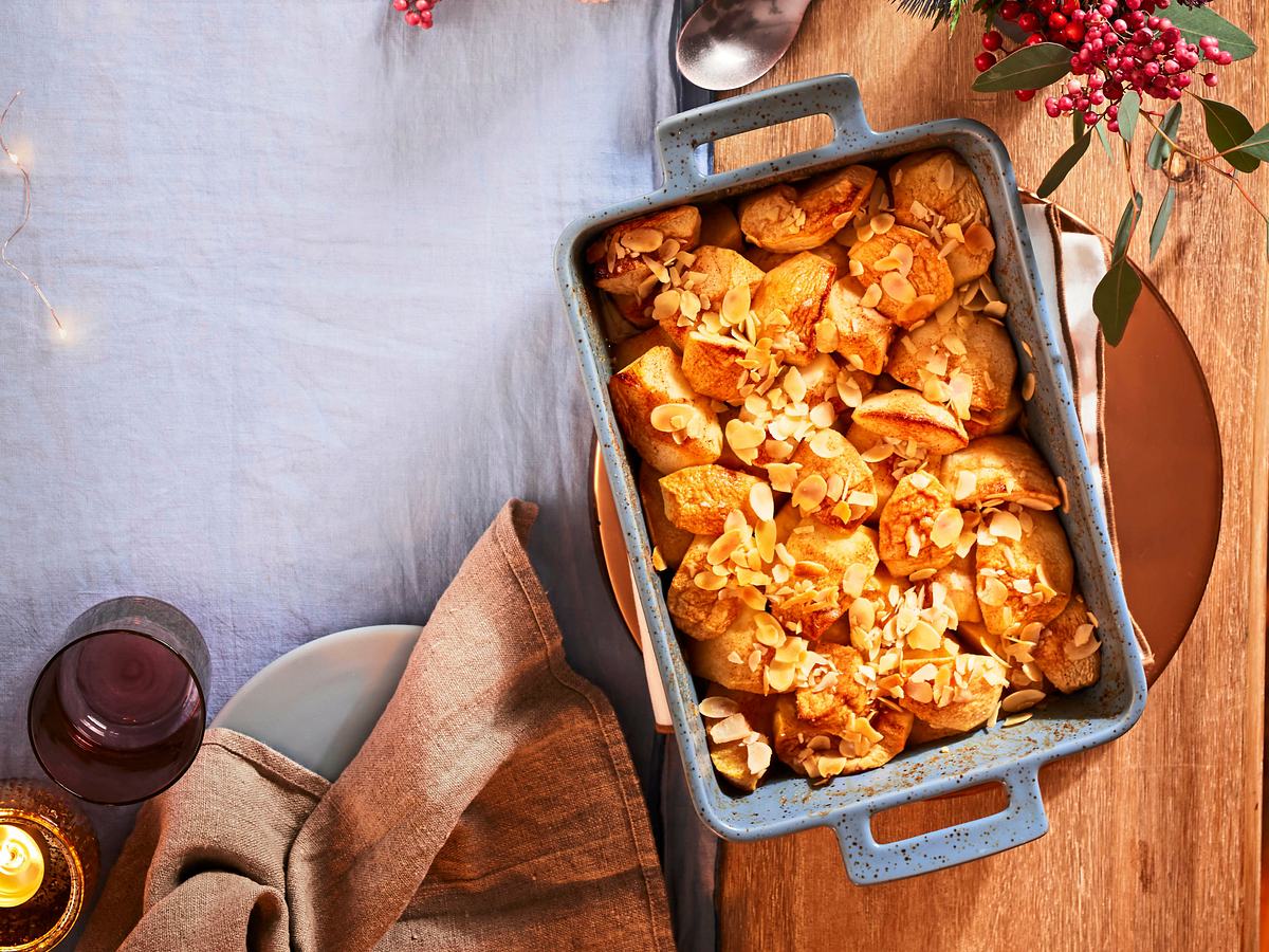 Bratäpfel unter Mandelkruste Rezept