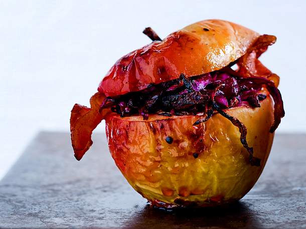 Bratapfel Baconschmaus Rezept Bratapfel Baconschmaus Rezept