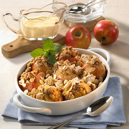 Bratapfel-Crumble Rezept