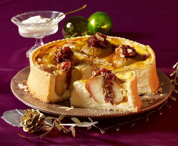 Bratapfel-Käsekuchen Rezept Bratapfel-Käsekuchen Rezept