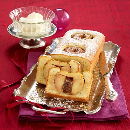 Bratapfel-Marzipan-Kastenkuchen Rezept