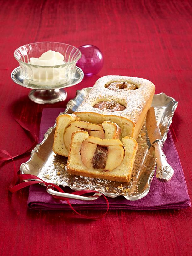 Bratapfel-Marzipan-Kastenkuchen Rezept | LECKER