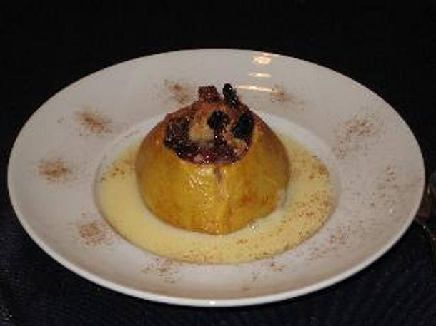 Bratapfel mit Vanillesoße Rezept Bratapfel mit Vanillesoße Rezept