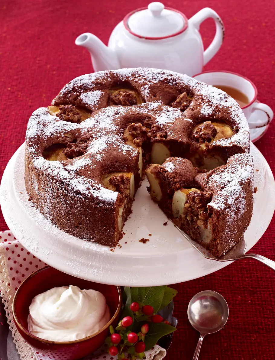 Bratapfel-Schokokuchen Rezept