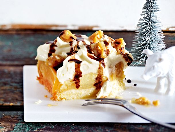 Bratapfel-Toffee-Schnitte Rezept Bratapfel-Toffee-Schnitte Rezept