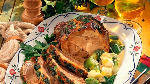 Braten mit Porreegemüse Rezept - Foto: Först, Thomas