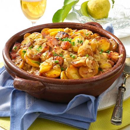 Bratkartoffel-Auflauf mit Kasseler Rezept