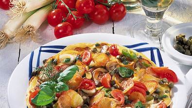 Bratkartoffel-Omelett Rezept - Foto: LECKER @ Bauer Media Group