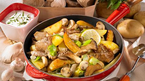 Bratkartoffel-Pilz -Pfanne Rezept - Foto: House of Food / Bauer Food Experts KG