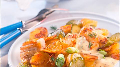 Bratkartoffeln und Pannfisch Rezept - Foto: Maass