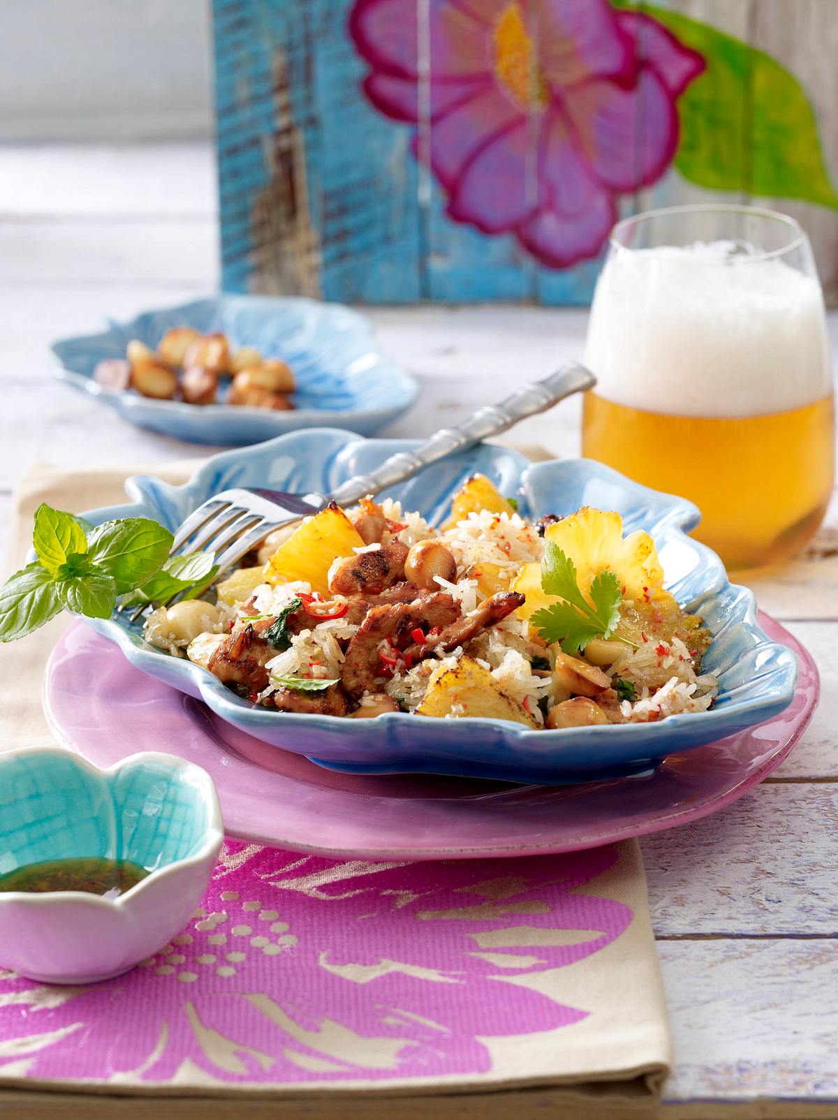 Bratreis mit Ananas Rezept