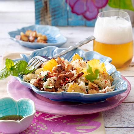 Bratreis mit Ananas Rezept Bratreis mit Ananas Rezept