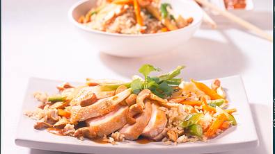 Bratreis mit Hähnchen Rezept - Foto: LECKER @ Bauer Media Group
