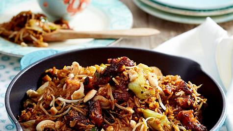 Bratreis mit Knusper-Schweinebauch Rezept - Foto: House of Food / Bauer Food Experts KG