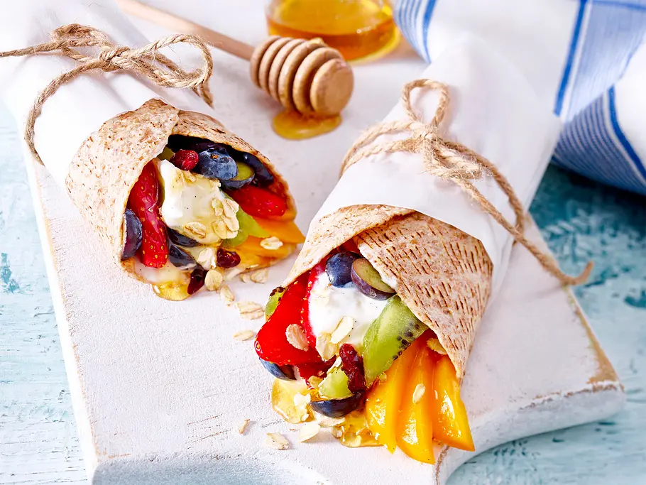 Breakfast Wrap „Tutti Frutti“ Rezept Breakfast Wrap „Tutti Frutti“ Rezept